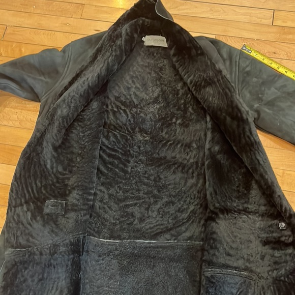 Ivan Grundahl genuine leather shearling long coat - Picture 15 of 15